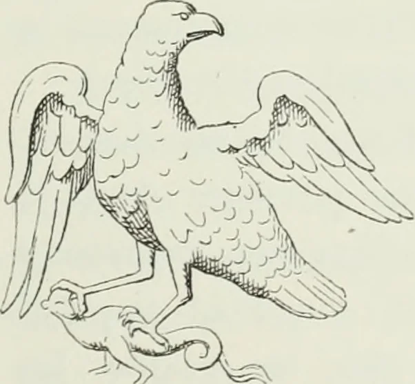 An illustration from Le Costume au Moyen âge d'après les sceaux ..., 1880, leaf 214