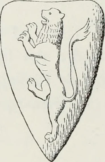 An illustration from Le Costume au Moyen âge d'après les sceaux ..., 1880, leaf 215