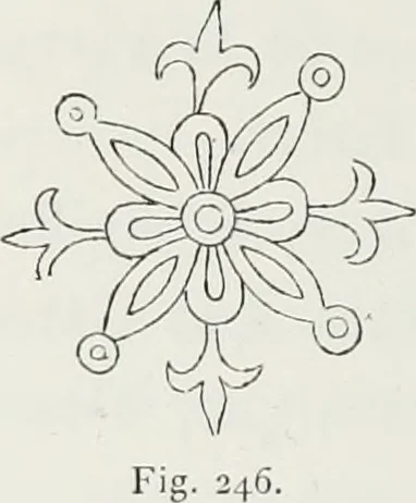 An illustration from Le Costume au Moyen âge d'après les sceaux ..., 1880, leaf 219