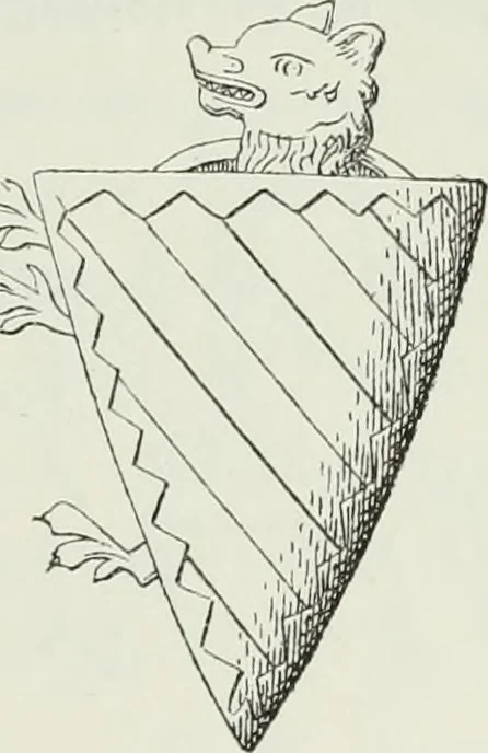 An illustration from Le Costume au Moyen âge d'après les sceaux ..., 1880, leaf 222