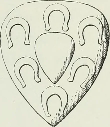 An illustration from Le Costume au Moyen âge d'après les sceaux ..., 1880, leaf 226