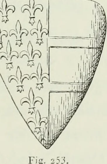 An illustration from Le Costume au Moyen âge d'après les sceaux ..., 1880, leaf 226