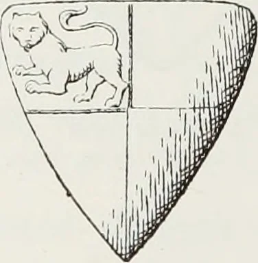An illustration from Le Costume au Moyen âge d'après les sceaux ..., 1880, leaf 227