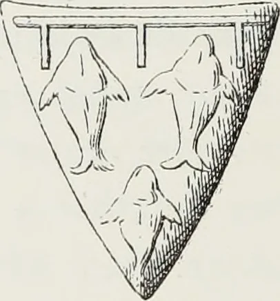 An illustration from Le Costume au Moyen âge d'après les sceaux ..., 1880, leaf 227
