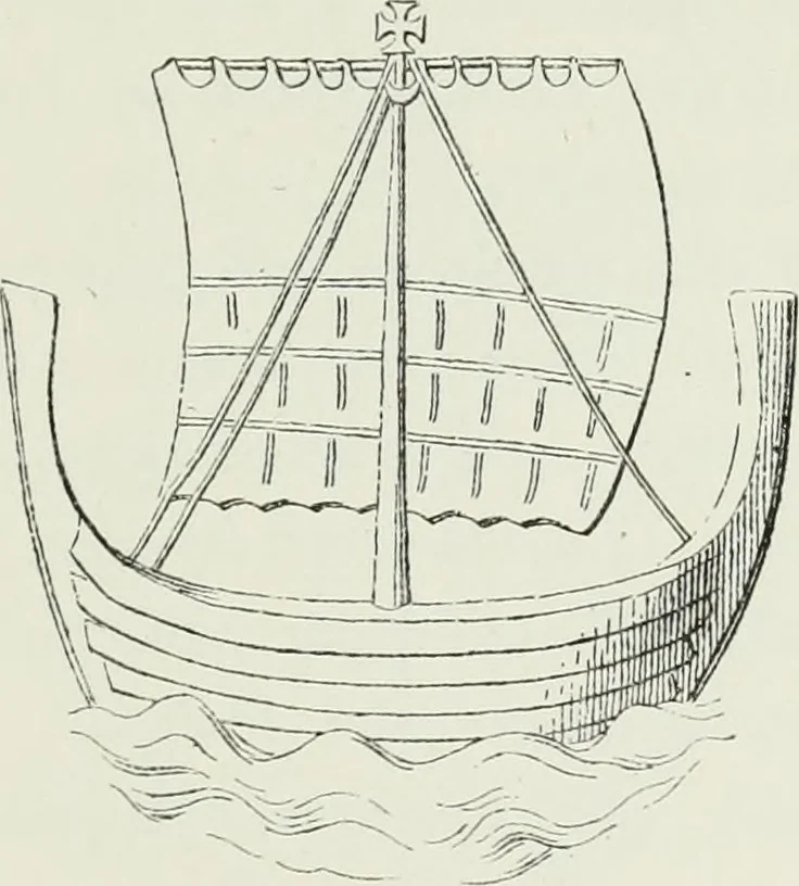 An illustration from Le Costume au Moyen âge d'après les sceaux ..., 1880, leaf 274