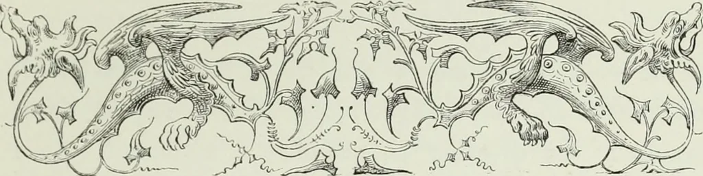 An illustration from Le Costume au Moyen âge d'après les sceaux ..., 1880, leaf 288