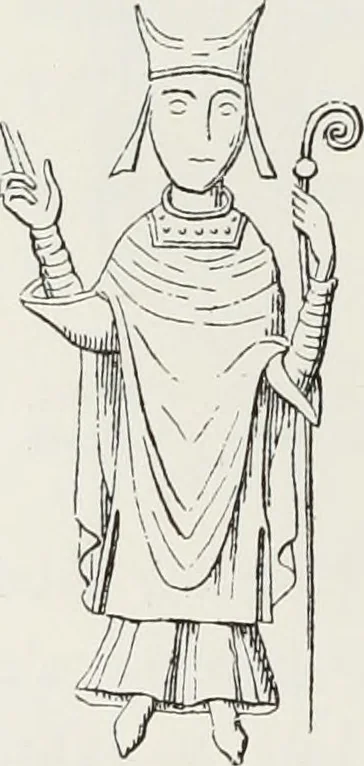 An illustration from Le Costume au Moyen âge d'après les sceaux ..., 1880, leaf 293