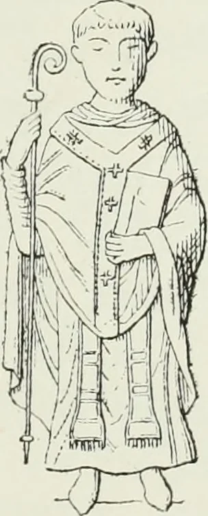 An illustration from Le Costume au Moyen âge d'après les sceaux ..., 1880, leaf 296