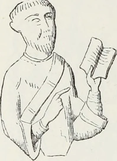 An illustration from Le Costume au Moyen âge d'après les sceaux ..., 1880, leaf 299