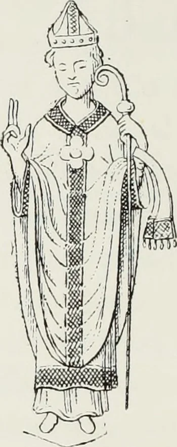An illustration from Le Costume au Moyen âge d'après les sceaux ..., 1880, leaf 301