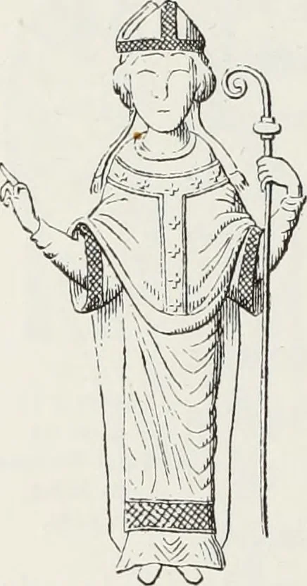 An illustration from Le Costume au Moyen âge d'après les sceaux ..., 1880, leaf 303