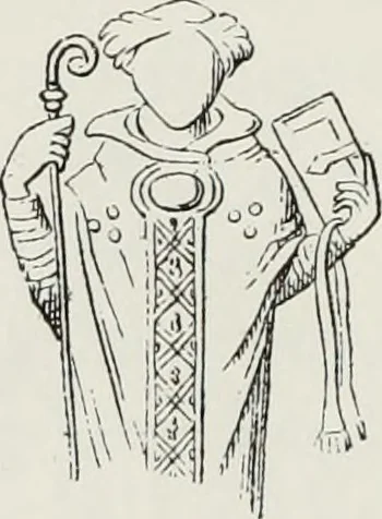 An illustration from Le Costume au Moyen âge d'après les sceaux ..., 1880, leaf 305
