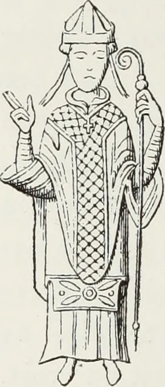 An illustration from Le Costume au Moyen âge d'après les sceaux ..., 1880, leaf 307