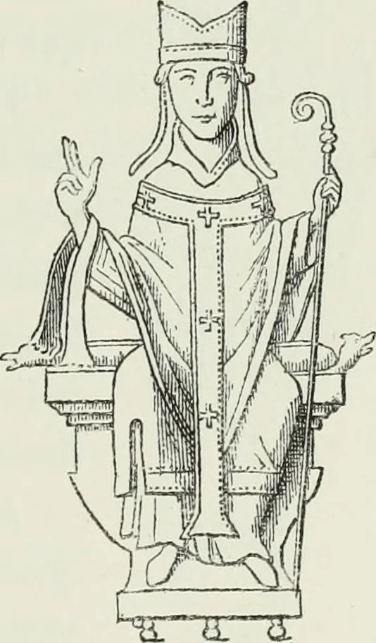 An illustration from Le Costume au Moyen âge d'après les sceaux ..., 1880, leaf 310