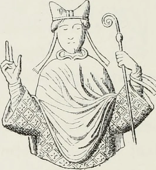 An illustration from Le Costume au Moyen âge d'après les sceaux ..., 1880, leaf 317