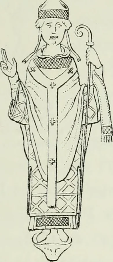 An illustration from Le Costume au Moyen âge d'après les sceaux ..., 1880, leaf 318