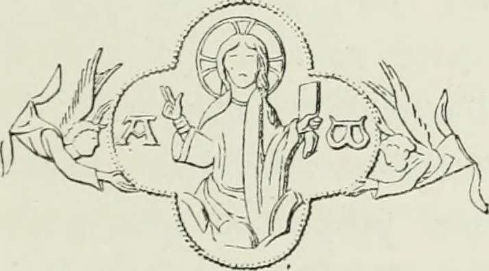 An illustration from Le Costume au Moyen âge d'après les sceaux ..., 1880, leaf 342