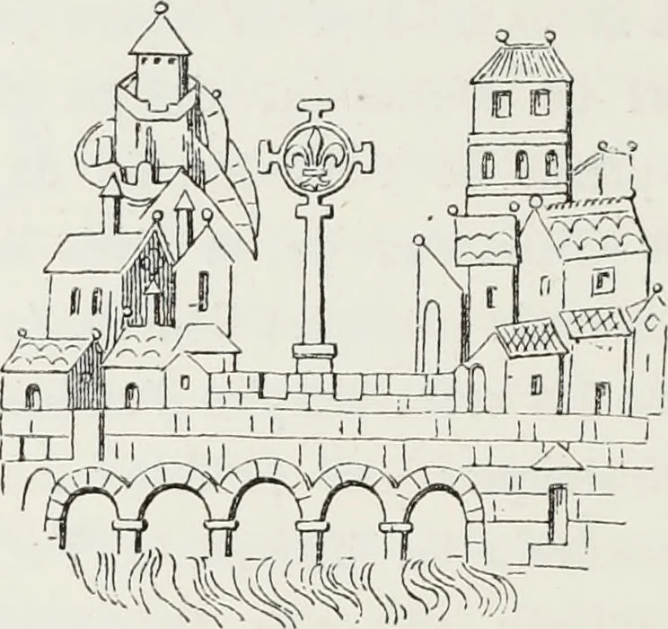 An illustration from Le Costume au Moyen âge d'après les sceaux ..., 1880, leaf 369