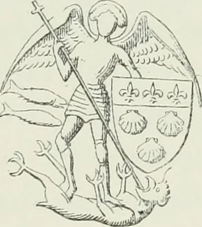 An illustration from Le Costume au Moyen âge d'après les sceaux ..., 1880, leaf 388