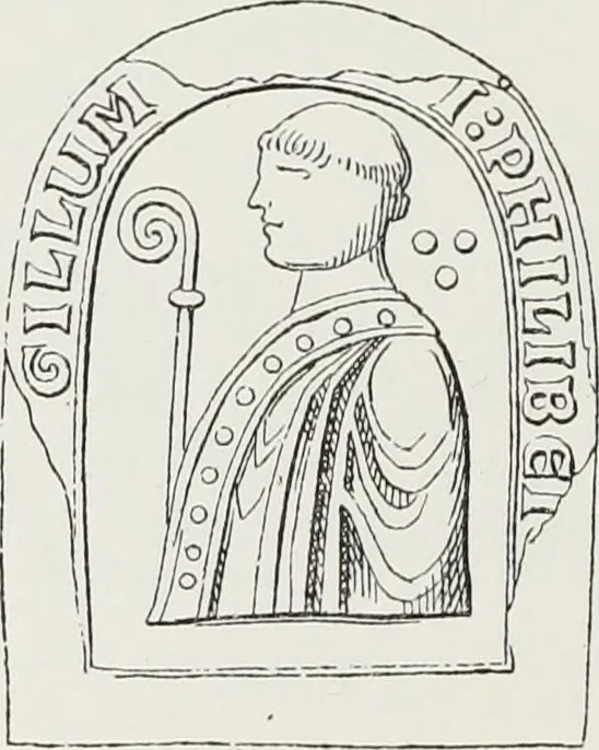 An illustration from Le Costume au Moyen âge d'après les sceaux ..., 1880, leaf 39