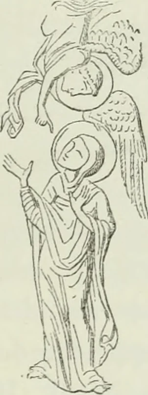 An illustration from Le Costume au Moyen âge d'après les sceaux ..., 1880, leaf 390