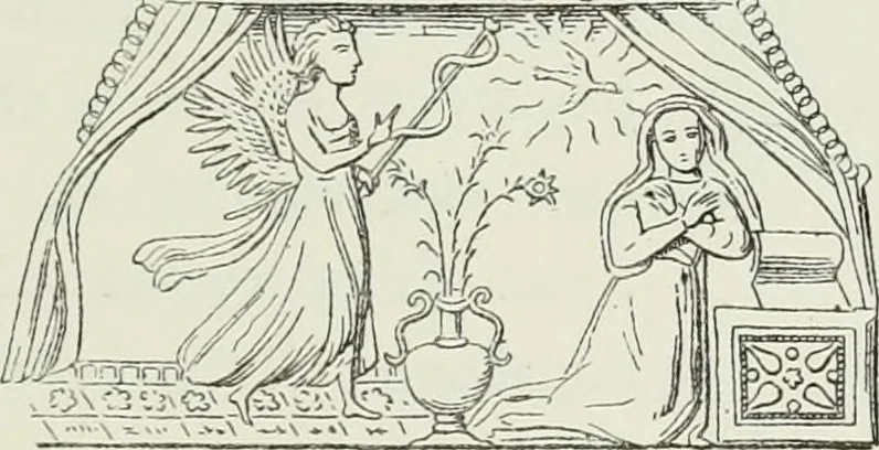 An illustration from Le Costume au Moyen âge d'après les sceaux ..., 1880, leaf 392