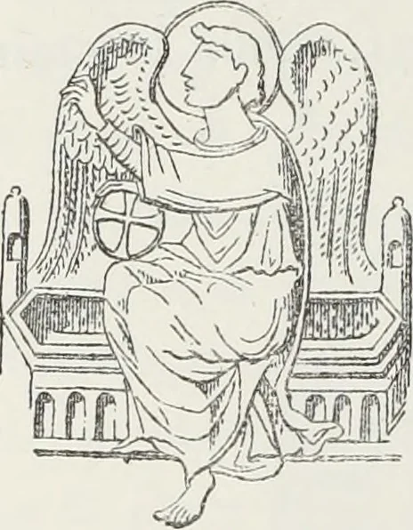 An illustration from Le Costume au Moyen âge d'après les sceaux ..., 1880, leaf 393
