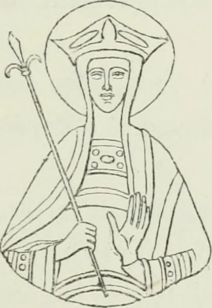An illustration from Le Costume au Moyen âge d'après les sceaux ..., 1880, leaf 404