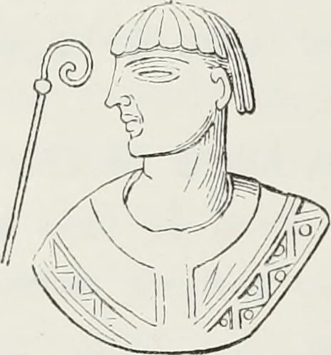 An illustration from Le Costume au Moyen âge d'après les sceaux ..., 1880, leaf 421