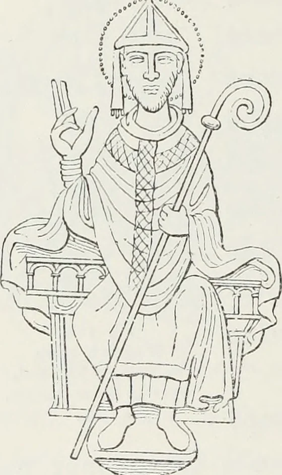 An illustration from Le Costume au Moyen âge d'après les sceaux ..., 1880, leaf 427