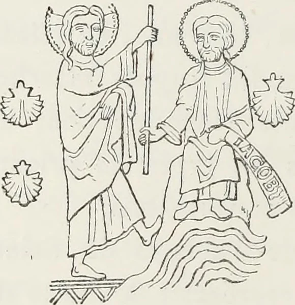 An illustration from Le Costume au Moyen âge d'après les sceaux ..., 1880, leaf 457