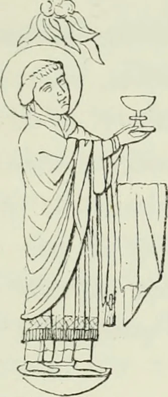 An illustration from Le Costume au Moyen âge d'après les sceaux ..., 1880, leaf 476