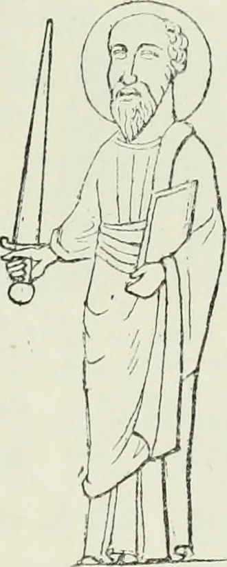 An illustration from Le Costume au Moyen âge d'après les sceaux ..., 1880, leaf 484