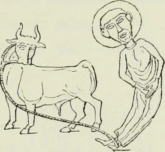 An illustration from Le Costume au Moyen âge d'après les sceaux ..., 1880, leaf 496
