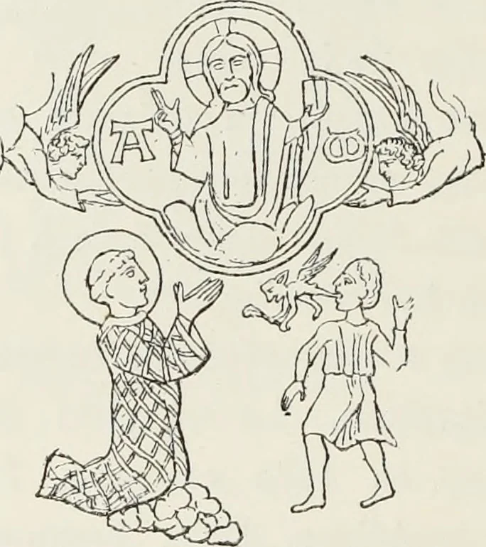 An illustration from Le Costume au Moyen âge d'après les sceaux ..., 1880, leaf 499