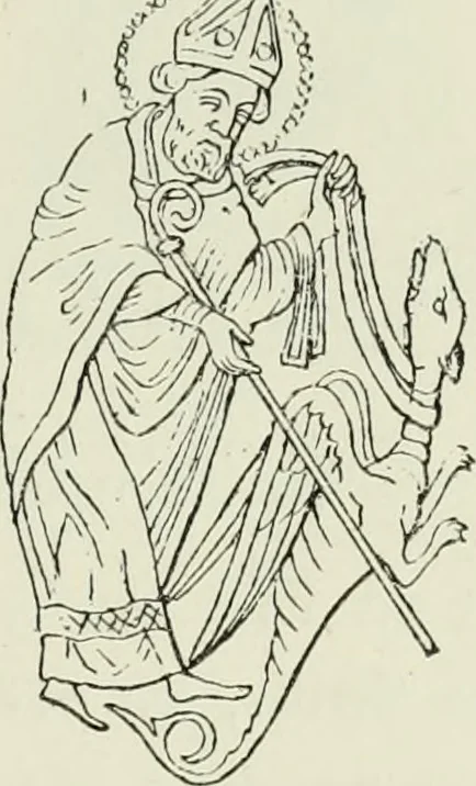 An illustration from Le Costume au Moyen âge d'après les sceaux ..., 1880, leaf 502