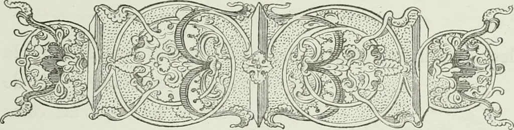 An illustration from Le Costume au Moyen âge d'après les sceaux ..., 1880, leaf 94