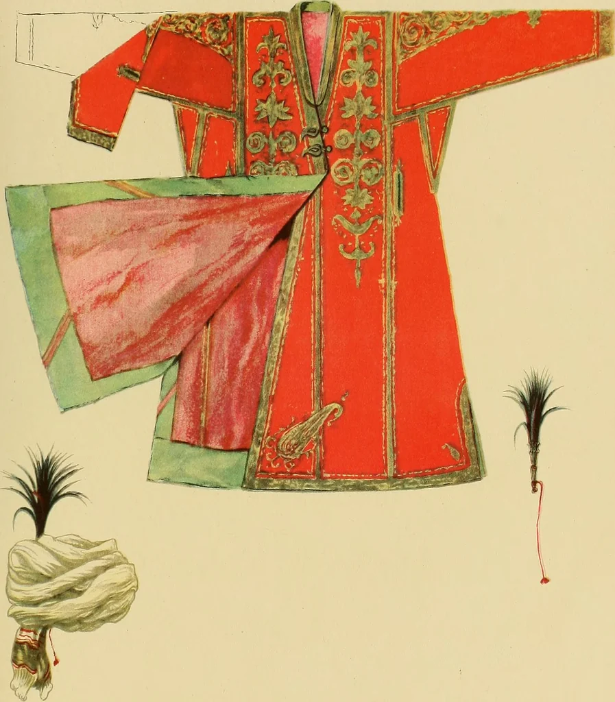 An illustration from Le costume en orient, 1922, leaf 212