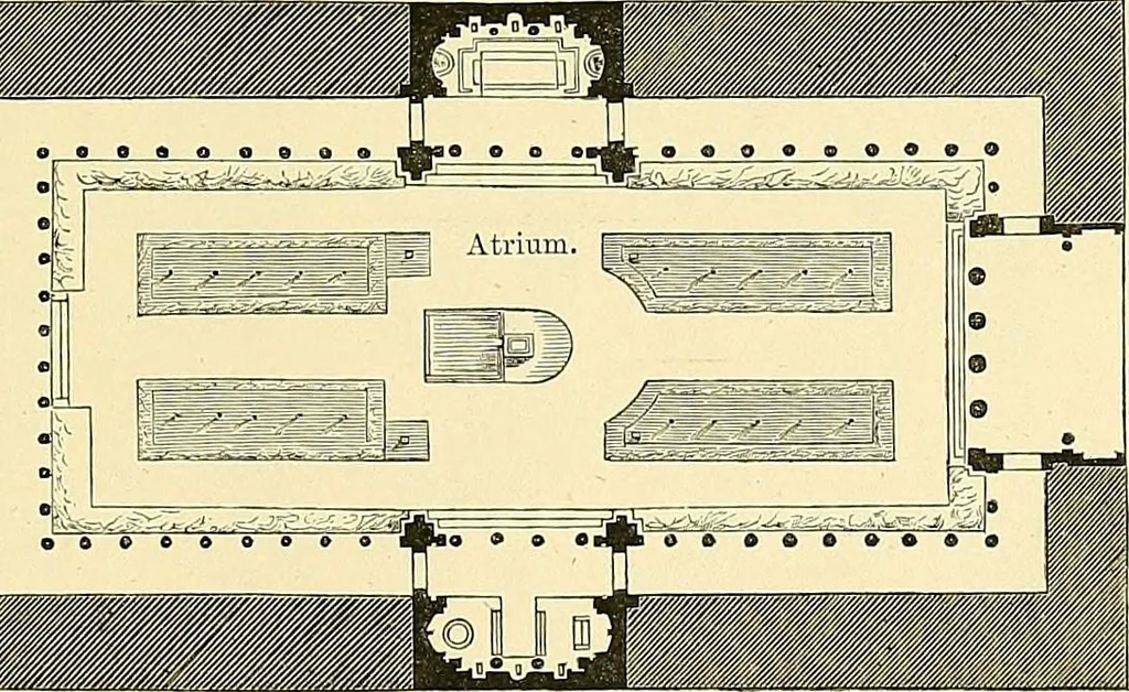 An illustration from Le costume historique. Cinq cents planches, trois cents en couleurs, or et argent, deux cents en camaieu. Types principaux du vêtement et de la parure, rapprochés de ceux de l'intérieur de l'habitation dans tous les temps et chez tous les peuples, avec de nombreux détails sur le mobilier, les armes, les objets usuels, les moyens de transport, etc, 1888, leaf 301