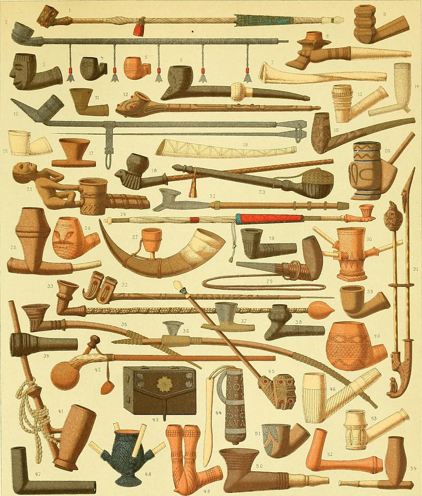 An illustration from Le costume historique. Cinq cents planches, trois cents en couleurs, or et argent, deux cents en camaieu. Types principaux du vêtement et de la parure, rapprochés de ceux de l'intérieur de l'habitation dans tous les temps et chez tous les peuples, avec de nombreux détails sur le mobilier, les armes, les objets usuels, les moyens de transport, etc, 1888, leaf 535