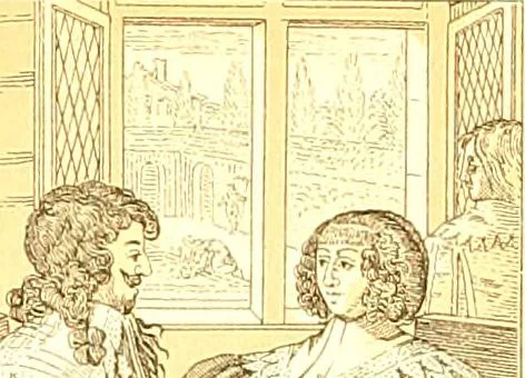 An illustration from Le costume historique. Cinq cents planches, trois cents en couleurs, or et argent, deux cents en camaieu. Types principaux du vêtement et de la parure, rapprochés de ceux de l'intérieur de l'habitation dans tous les temps et chez tous les peuples, avec de nombreux détails sur le mobilier, les armes, les objets usuels, les moyens de transport, etc, 1888, leaf 132