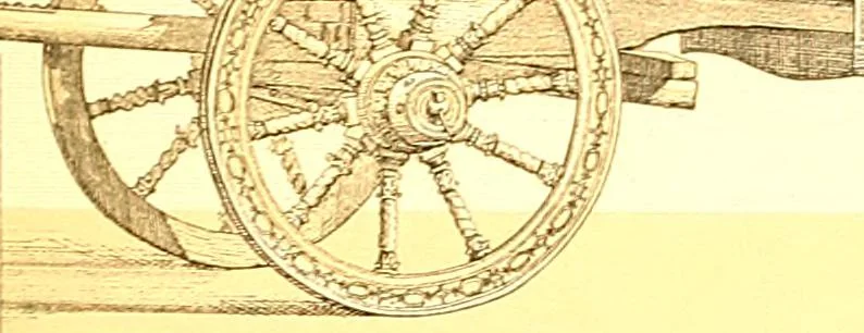 An illustration from Le costume historique. Cinq cents planches, trois cents en couleurs, or et argent, deux cents en camaieu. Types principaux du vêtement et de la parure, rapprochés de ceux de l'intérieur de l'habitation dans tous les temps et chez tous les peuples, avec de nombreux détails sur le mobilier, les armes, les objets usuels, les moyens de transport, etc, 1888, leaf 44