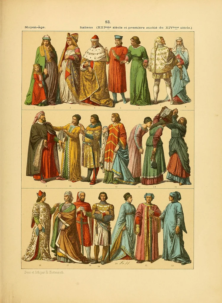 An illustration from Le costume, les armes, les bijoux, la céramique, les ustensiles, outils, objets mobiliers, etc. : chez les peuples anciens et modernes, 1896, leaf 303