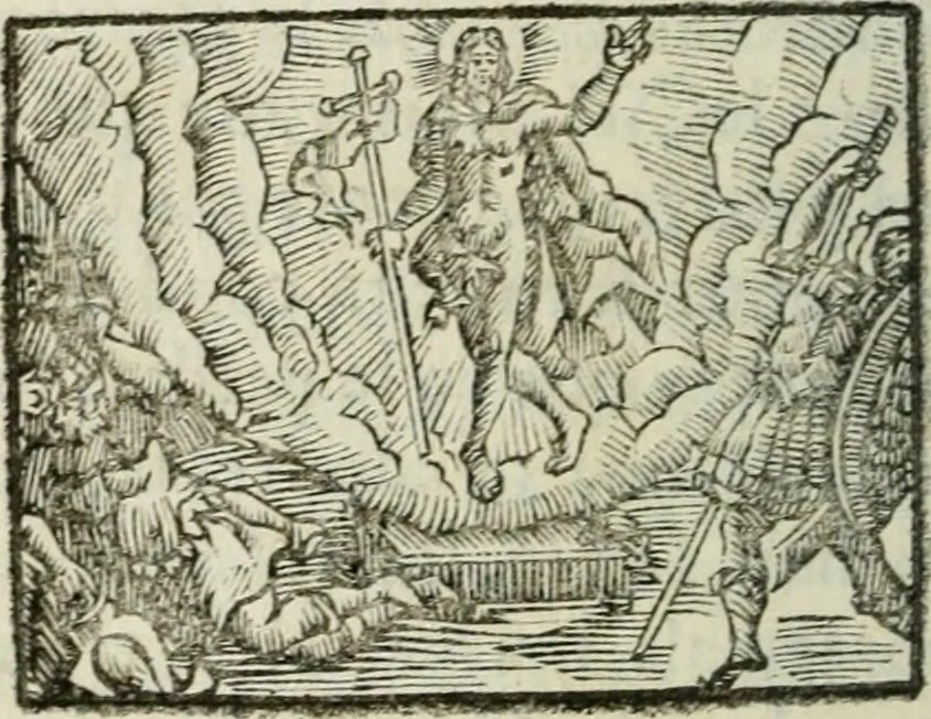 An illustration from Le Courtisan prédestiné, ou, Le duc de Joyeuse capucin : divisé en deux parties, 1682, leaf 17