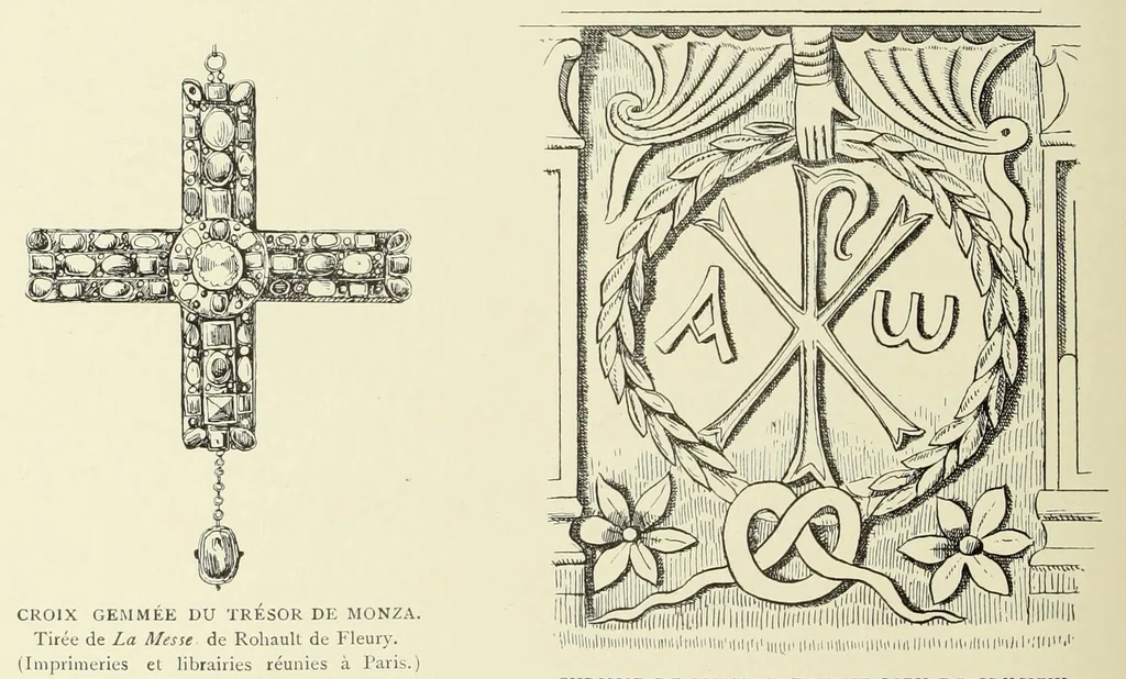 An illustration from Le crucifix dans l'histoire, dans l'art, dans l'áme des saints et dans notre vie, 1905, leaf 200
