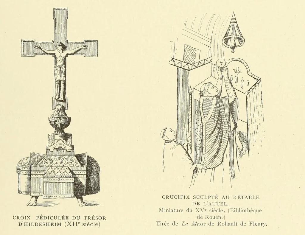 An illustration from Le crucifix dans l'histoire, dans l'art, dans l'áme des saints et dans notre vie, 1905, leaf 207