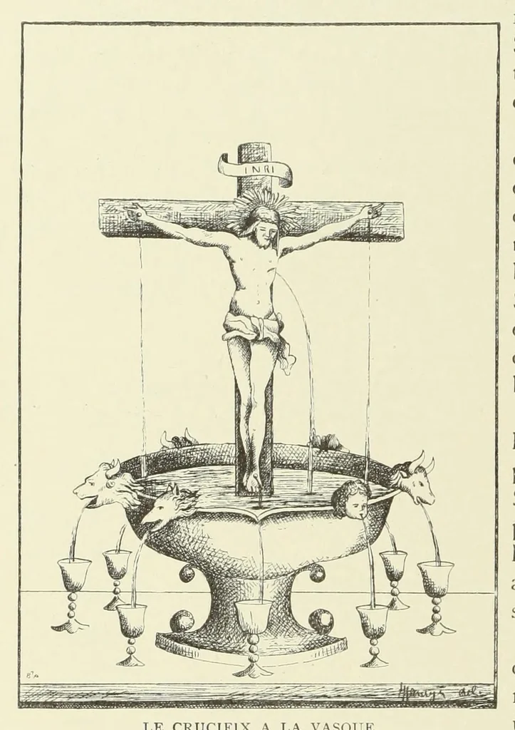 An illustration from Le crucifix dans l'histoire, dans l'art, dans l'áme des saints et dans notre vie, 1905, leaf 244