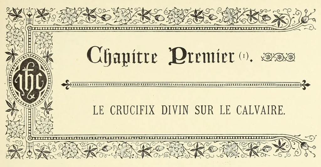 An illustration from Le crucifix dans l'histoire, dans l'art, dans l'áme des saints et dans notre vie, 1905, leaf 29