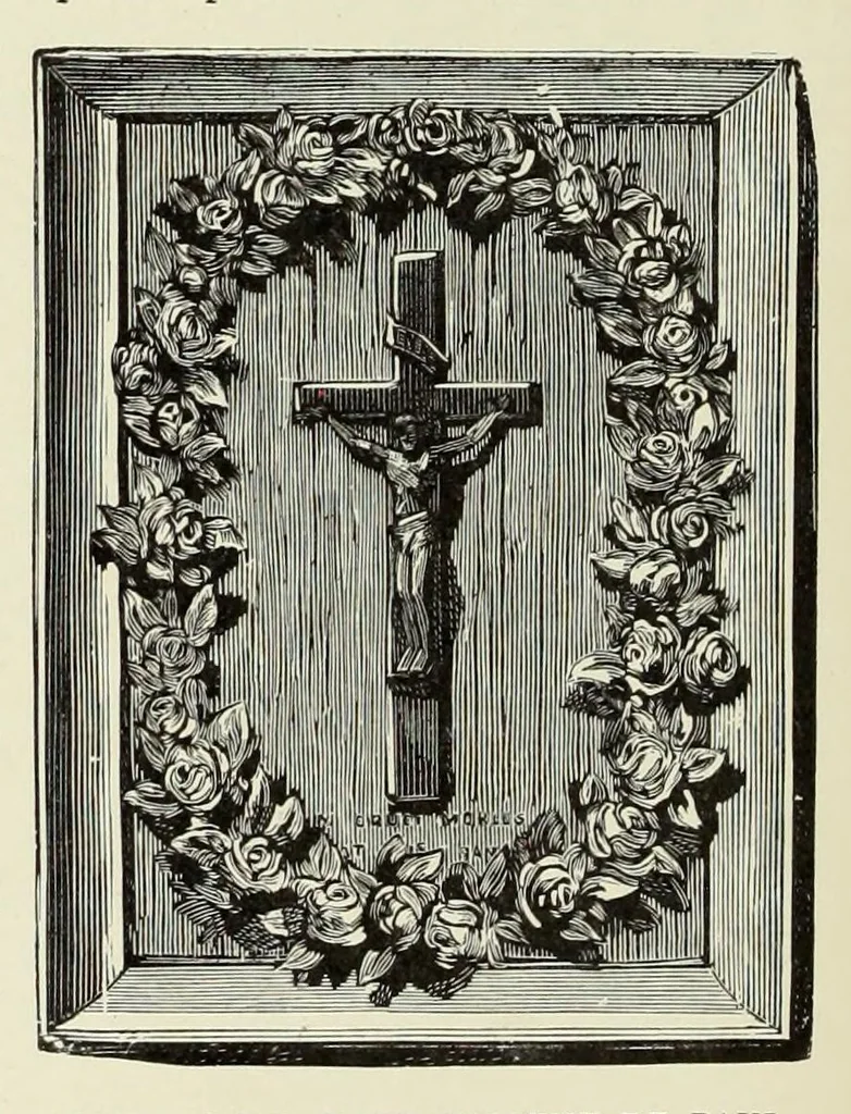 An illustration from Le crucifix dans l'histoire, dans l'art, dans l'áme des saints et dans notre vie, 1905, leaf 316