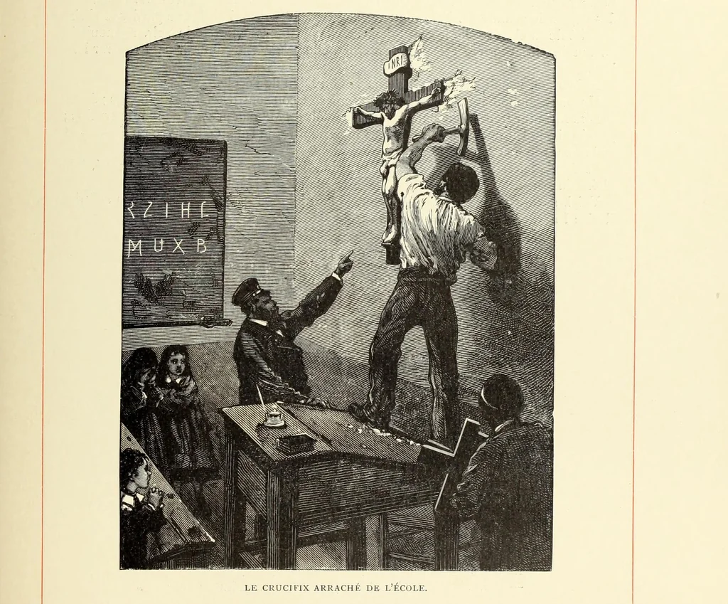 An illustration from Le crucifix dans l'histoire, dans l'art, dans l'áme des saints et dans notre vie, 1905, leaf 365